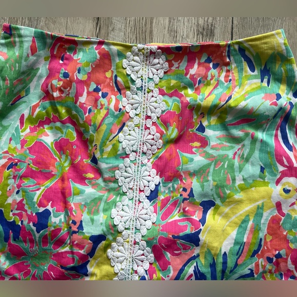 LILLY PULITZER RHEA CASA BANANA PRINT SKIRT/SKORT SIZE 4 - Picture 3 of 8